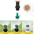 360-Degree Rotating Garden Sprinkler