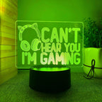 3D LED Lamp | Laser-Engraved Acrylic & Touch Remote Control