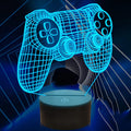 3D LED Lamp | Laser-Engraved Acrylic & Touch Remote Control