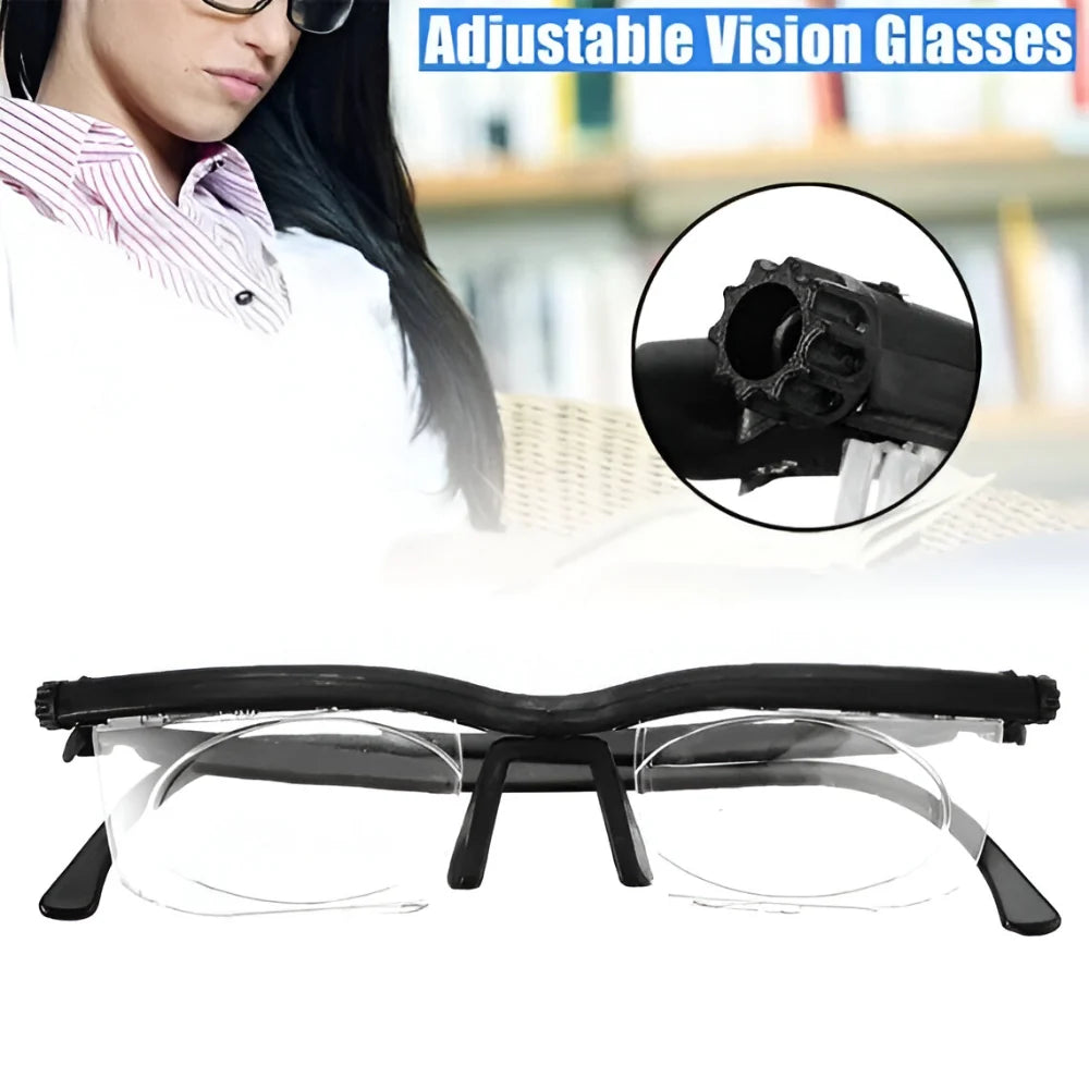 Adjustable Focus Glasses | No Prescription Needed & Impact-Resistant Lenses