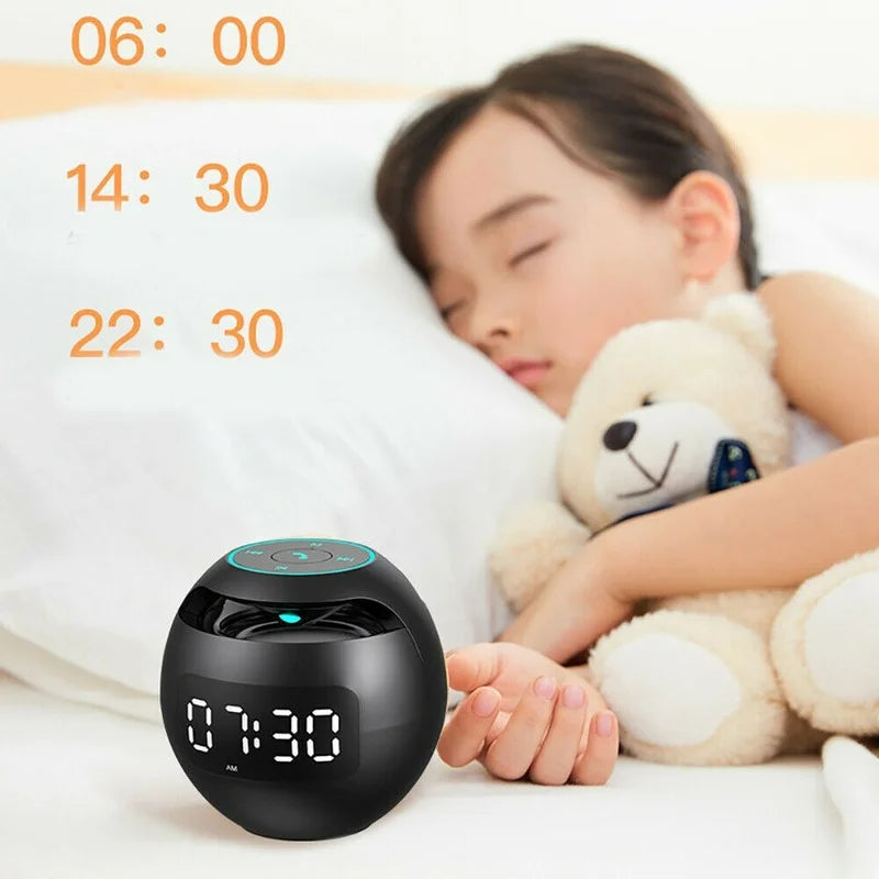 Alarm Clock | Bluetooth Speaker & Ambient Night Light | Motion-Activated Display