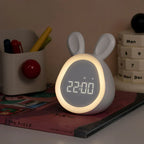 Alarm Clock | Digital LED Bunny Design & Night Light | Battery Or USB Powered