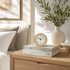 Alarm Clock | Genuine Beech Wood & Silent Movement