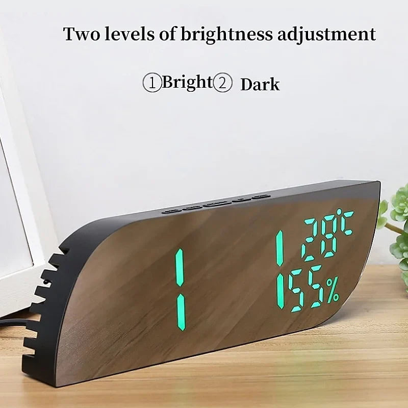 Alarm Clock | Temp & Humidity Display & Night Mode