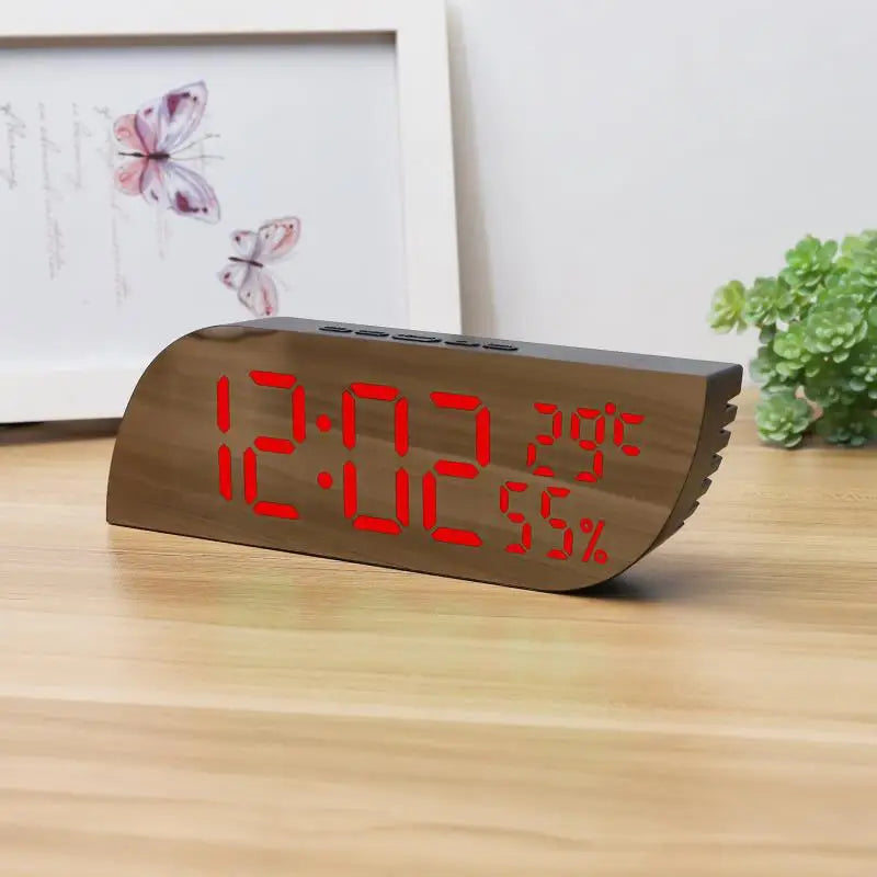 Alarm Clock | Temp & Humidity Display & Night Mode