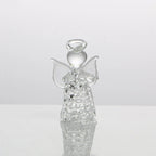 Angel Ornament | Crystal Clear Glass Mini | 4.7 cm Tall