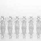 Angel Ornament | Crystal Clear Glass Mini | 4.7 cm Tall