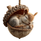 Animal Figurine | Woodland Sleeping Design | 6 Styles