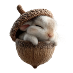 Animal Figurine | Woodland Sleeping Design | 6 Styles