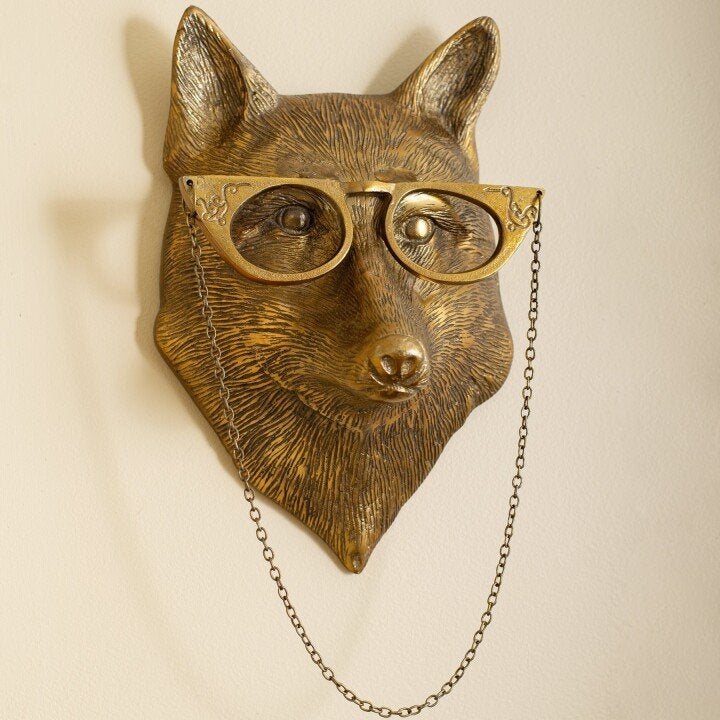Animal Head Wall Decor | Hand-Painted & UV-Resistant Resin