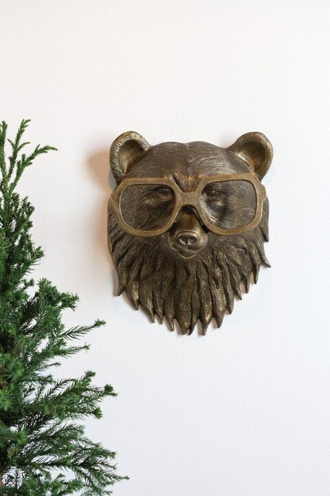 Animal Head Wall Decor | Hand-Painted & UV-Resistant Resin