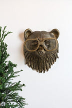 Animal Head Wall Decor | Hand-Painted & UV-Resistant Resin
