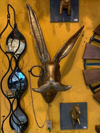 Animal Head Wall Decor | Hand-Painted & UV-Resistant Resin
