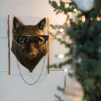 Animal Head Wall Decor | Hand-Painted & UV-Resistant Resin