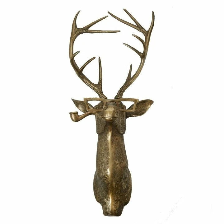 Animal Head Wall Decor | Hand-Painted & UV-Resistant Resin