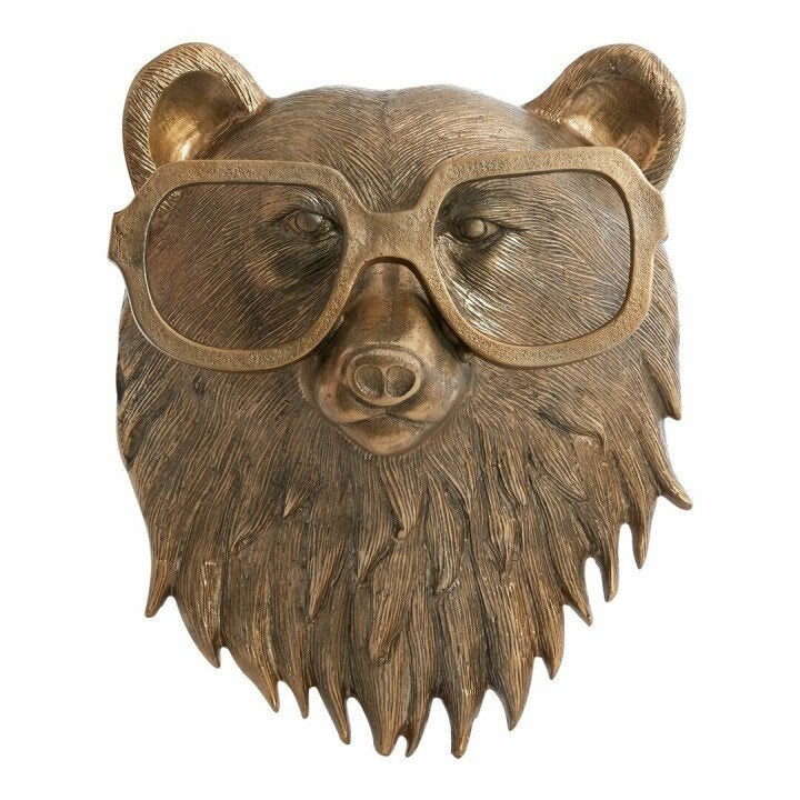 Animal Head Wall Decor | Hand-Painted & UV-Resistant Resin