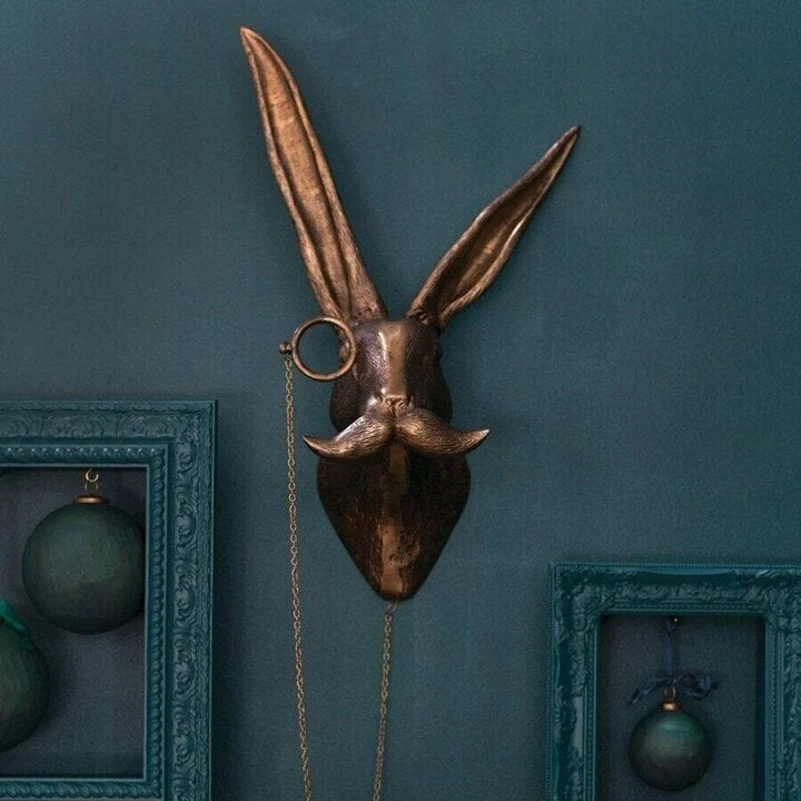 Animal Head Wall Decor | Hand-Painted & UV-Resistant Resin