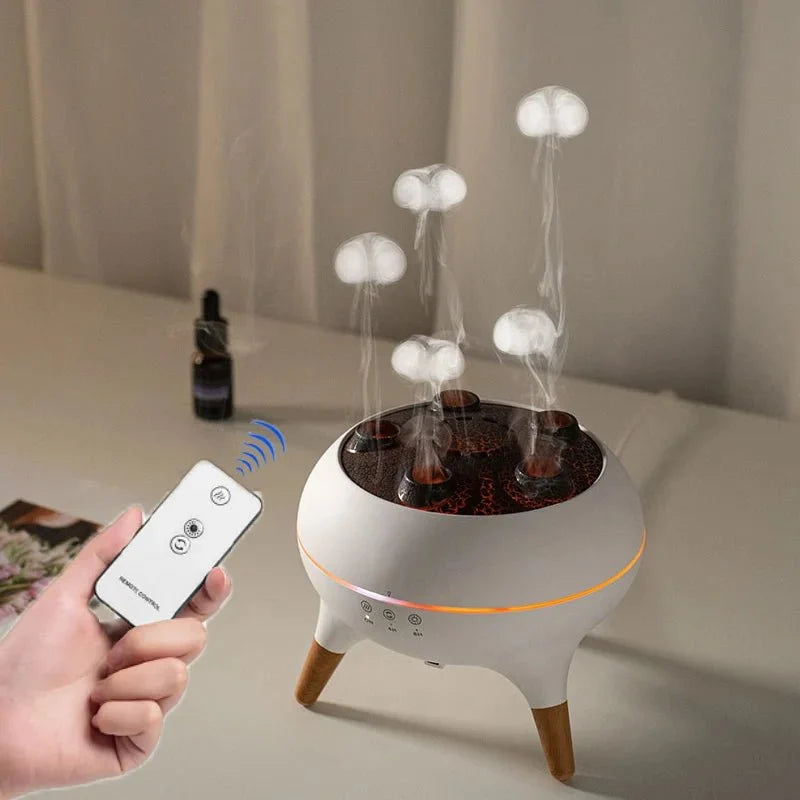 Aroma Diffuser | Cloud-Mist Effect & LED Light