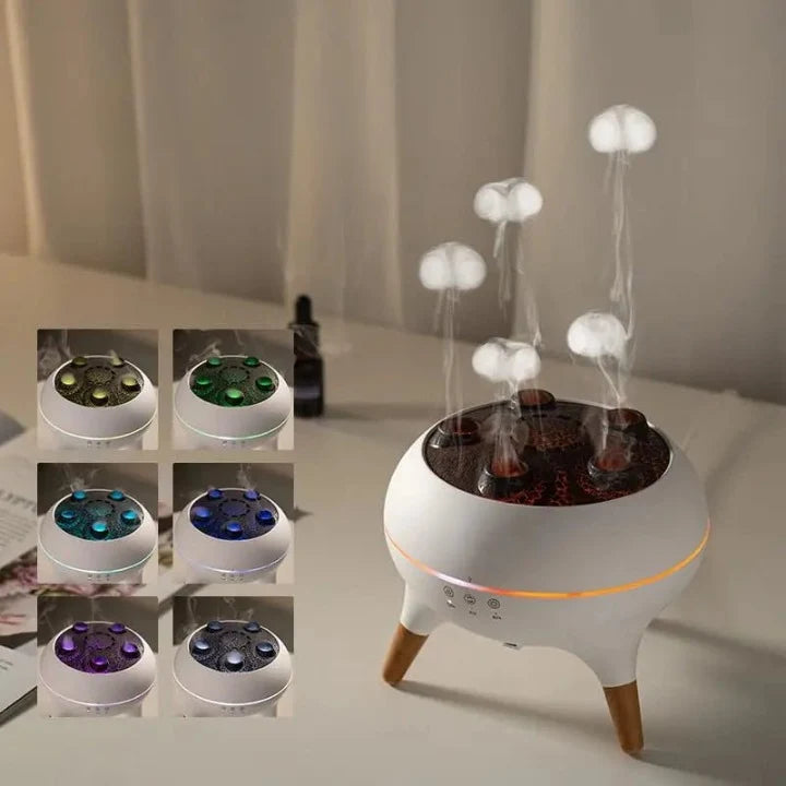 Aroma Diffuser | Cloud-Mist Effect & LED Light