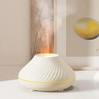 Aroma Diffuser | Soft Flame Nightlight & Ultra-Quiet Mist | 130 ml
