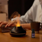Aroma Diffuser | Soft Flame Nightlight & Ultra-Quiet Mist | 130 ml