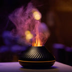 Aroma Diffuser | Soft Flame Nightlight & Ultra-Quiet Mist | 130 ml