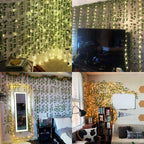Artificial Ivy Garland | Realistic Green Leaves & Maintenance-Free | Set of 12
