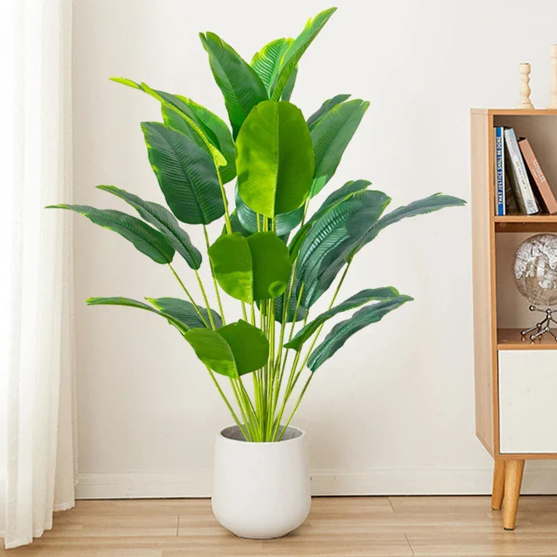 Artificial Plant | Resin & Large-Leaf Tropical | Indoor & Outdoor