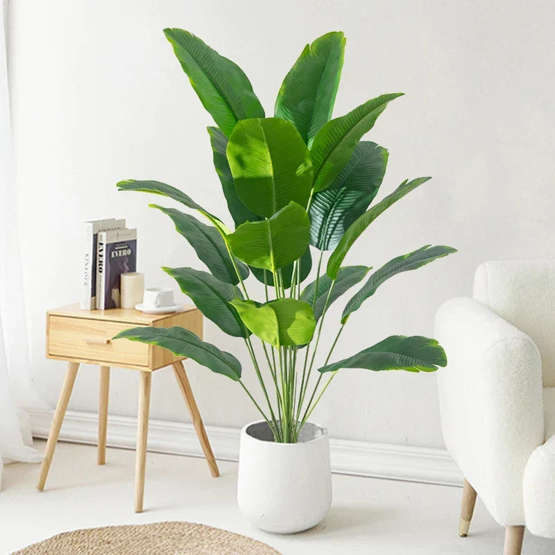Artificial Plant | Resin & Large-Leaf Tropical | Indoor & Outdoor