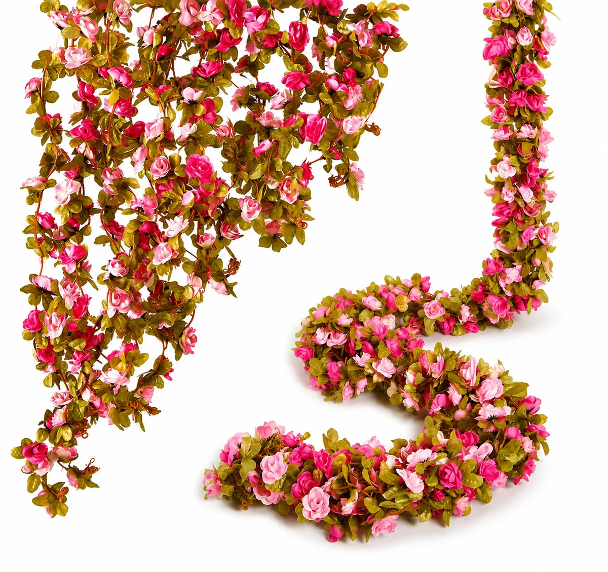 Artificial Rose Garland | Silk Roses & Long-Lasting | 230 cm