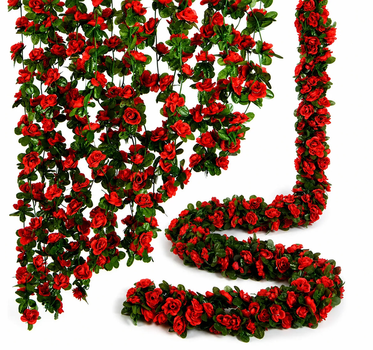 Artificial Rose Garland | Silk Roses & Long-Lasting | 230 cm