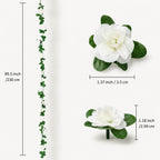 Artificial Rose Garland | Silk Roses & Long-Lasting | 230 cm