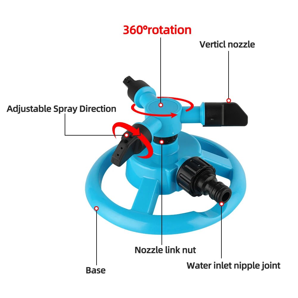 Automatic Rotating Sprinkler Nozzle