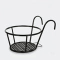 Balcony Pot Holder | Hook-On No-Drill & Open-Grid Drainage | Set of 3