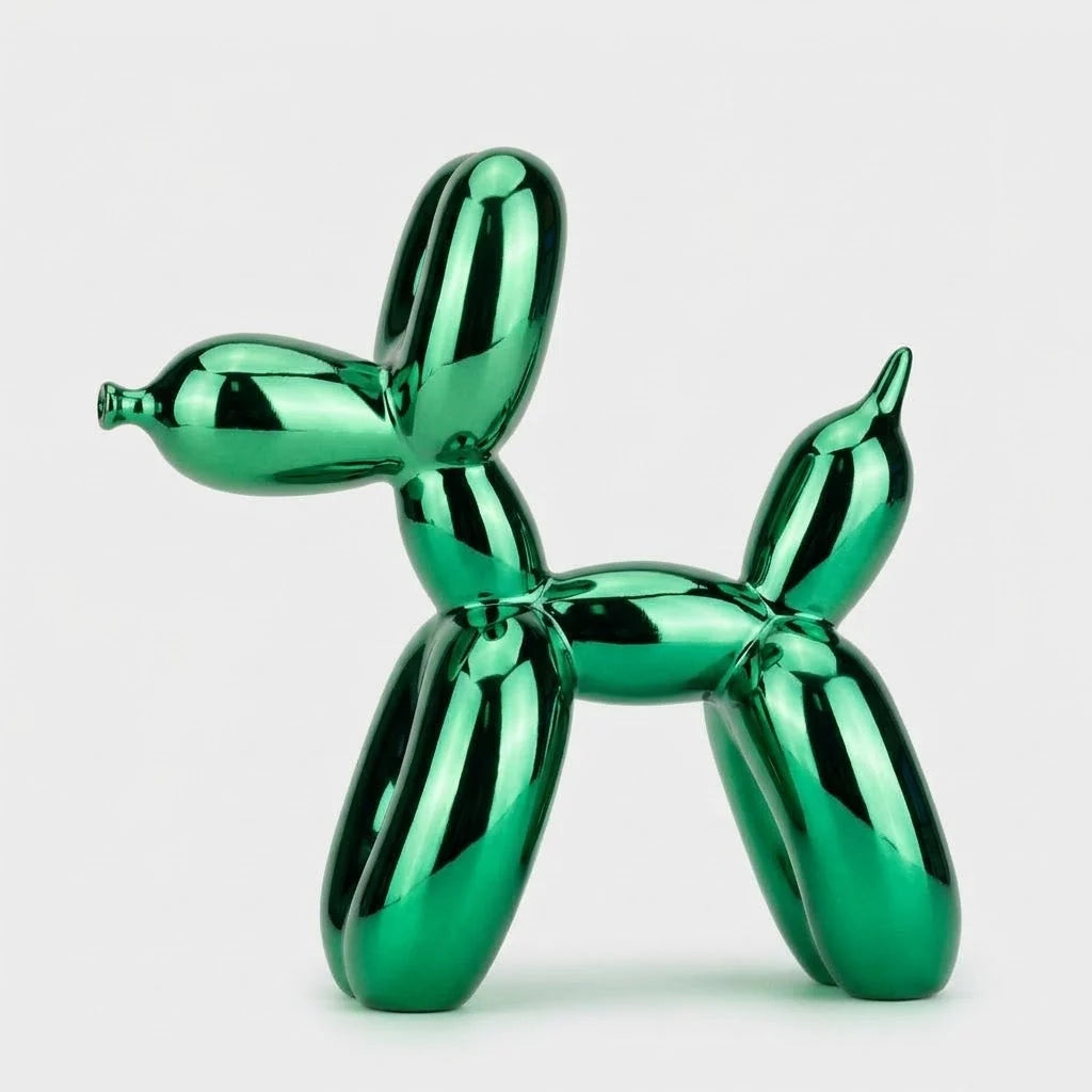 Balloon Dog Sculpture | Glossy Resin Pop-Art | 3 Sizes