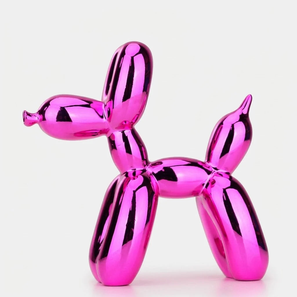 Balloon Dog Sculpture | Glossy Resin Pop-Art | 3 Sizes