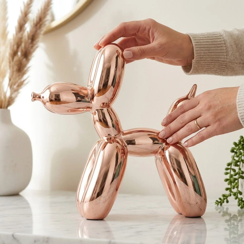 Balloon Dog Sculpture | Glossy Resin Pop-Art | Three Sizes