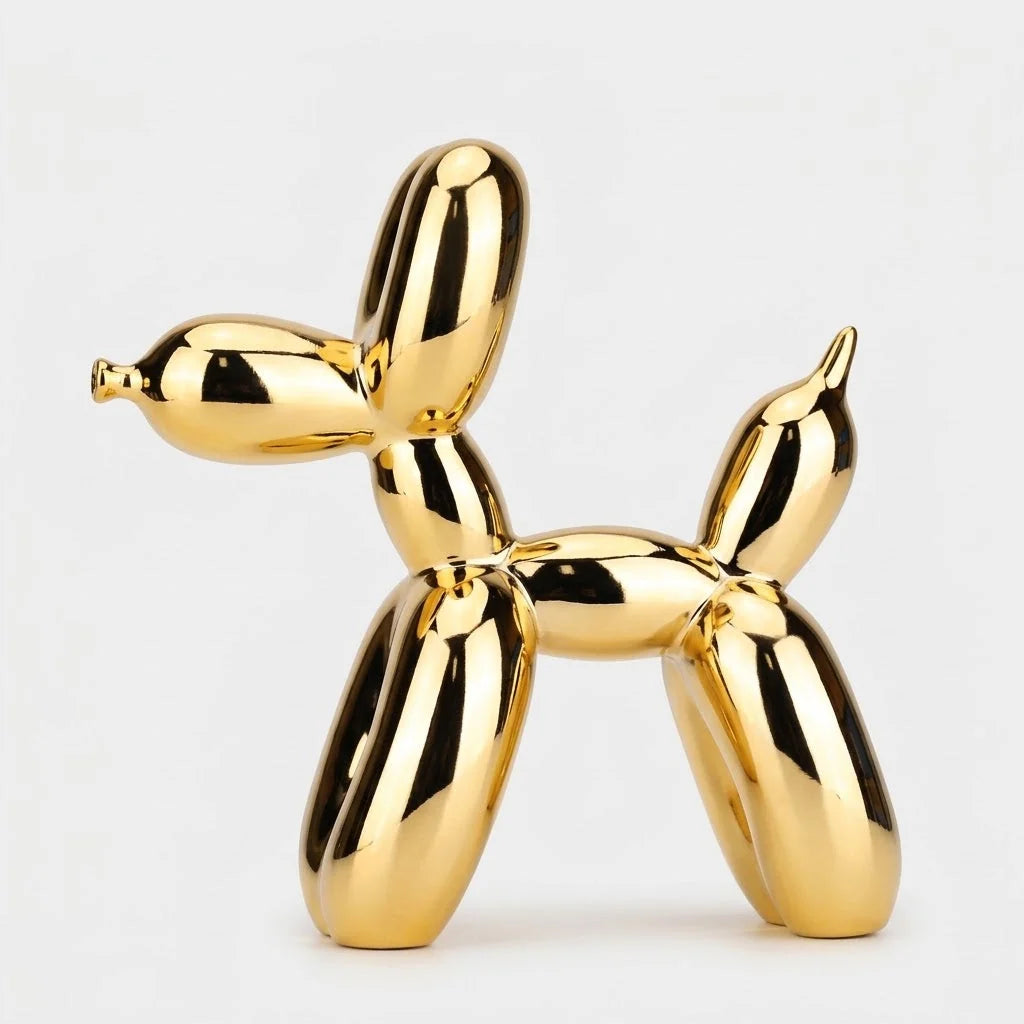 Balloon Dog Sculpture | Glossy Resin Pop-Art | Three Sizes