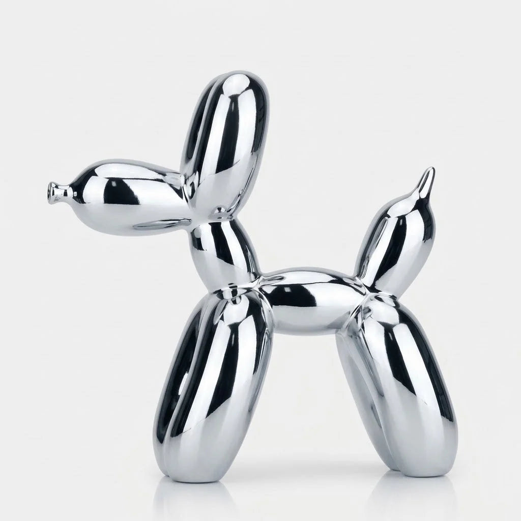 Balloon Dog Sculpture | Glossy Resin Pop-Art | Three Sizes