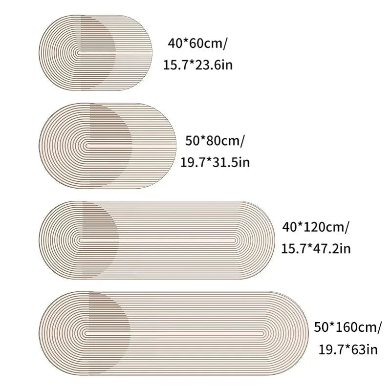 Bath & Kitchen Mat | Super-Absorbent Diatomite & Non-Slip