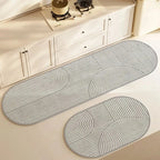 Bath & Kitchen Mat | Super-Absorbent Diatomite & Non-Slip