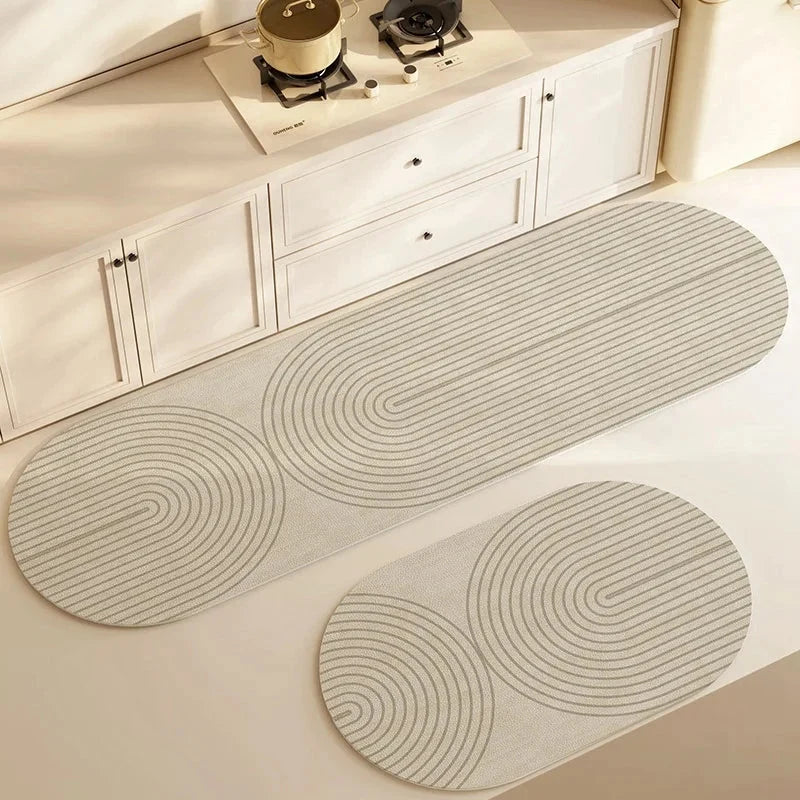 Bath & Kitchen Mat | Super-Absorbent Diatomite & Non-Slip