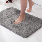 Bath Rug | Ultra-Soft Microfiber & Non-Slip Rubber Backing