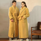 Bathrobe | Coral Fleece Shawl Collar & Pockets