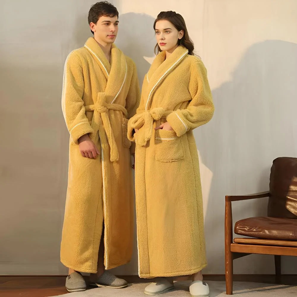 Bathrobe | Coral Fleece Shawl Collar & Pockets