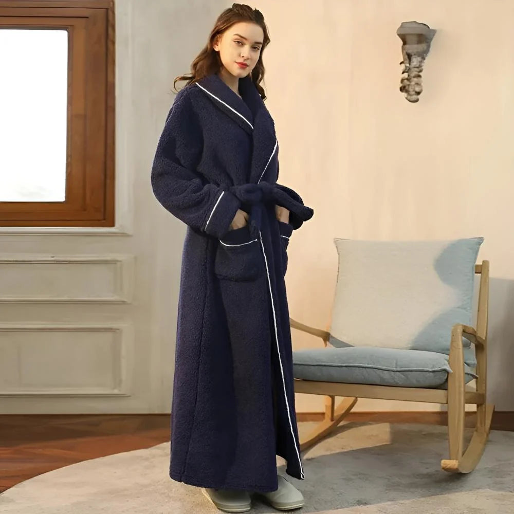 Bathrobe | Coral Fleece Shawl Collar & Pockets