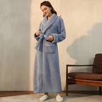 Bathrobe | Coral Fleece Shawl Collar & Pockets