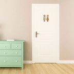 Bathroom Door Sign | Solid Wood Male & Female Pictograms
