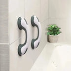 Bathroom Grab Bar | Suction-Mount Locking & Non-Slip Grip
