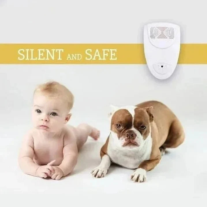 Bed Bug Repeller | Ultrasonic & Plug-In | 215 Sq Ft Coverage